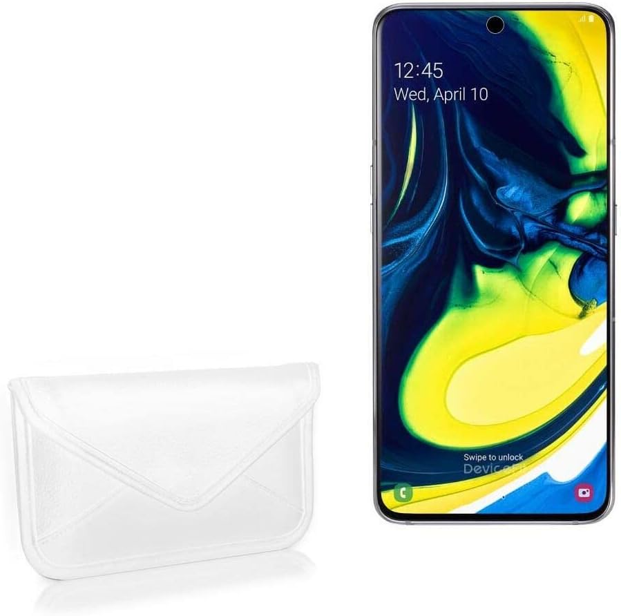 Кутија во Boxwave Компатибилен со Samsung Galaxy A51 - Елитна торбичка за кожен месинџер, синтетички кожен покрив дизајн на