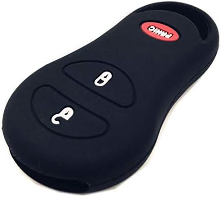 Ezzy Auto Пар силиконски гумен клуч за клучеви за клучеви за клучеви за заштита на јакната, заштити за кожата, погодни за Dodge Caravan Dacota