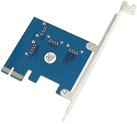 GDGDTDGDG PCI-E до PCI-E адаптер 1 Свртете 4 PCI-EXPRESS SLOT 1x до 16x USB 3.0 Специјална конвертор на PCIe на PCIe за специјална