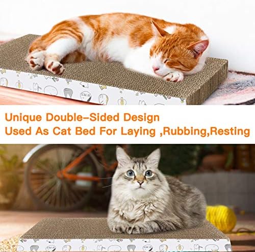 4 парчиња Директна Подлога За Гребење Мачки и Картон За Гребење Мачки во Стилот на 3 парчиња За Внатрешен Мебел За Заштита Од