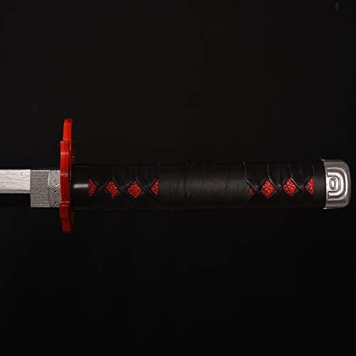 Рачно изработен меч со меч со меч, Демон Слејер Меч-Агацума Зенитсу меч и Камадо Танџиру меч и Ренгуку Кјујуру меч 31-инчен разни стилови
