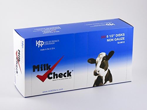 Проверка На млеко Премиум, Не Газа, 6,5 инчен Филтер За Млеко На Дискот, Една Кутија од 300 Филтри. 8 Центи по флерт