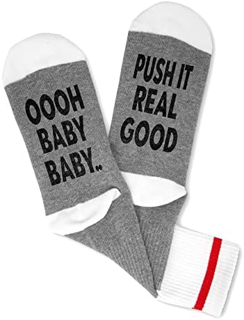 Ооо бебе бебе .. притиснете го вистински добри чорапи, мама чорапи за подароци, подарок за бременост, нов подарок за мајка, подарок