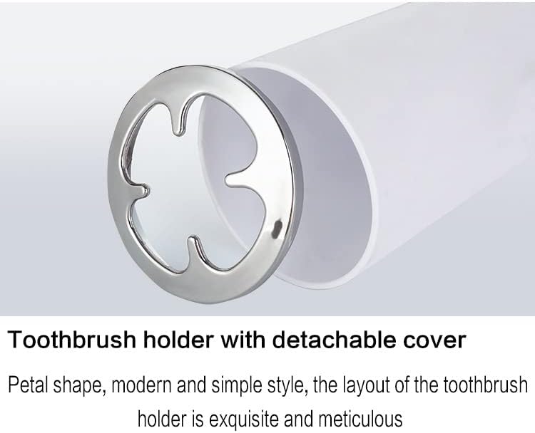 Xxxdxdp 6pcs додатоци за бања Поставете држач за четки за заби чаша сапун за диспензерот сад тоалет за четка за четка за пластична алатка