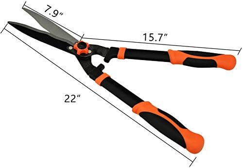 ХОРТИКАН Хеџ Ножици Со Брановидни Сечила И Челични Рачки Рачни Хеџ Машини За Кастрење На Границите, Шимшир и Високи Грмушки
