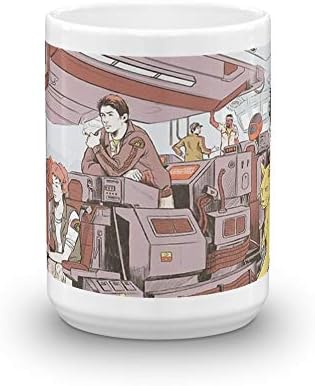 На бродот Ностромо. 15 мл керамички чаши за кафе со рачка во форма на Ц, удобно за држење. 15 мл керамички сјајни чаши подарок за lубител на кафе