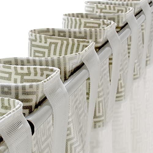 Домашна ткаена јамка од Дриц, 4 x 30 јарди, лента со бела шипка