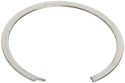 Стандарден внатрешен прстен за задржување, спирала, 302 не'рѓосувачки челик, пасивирана завршница, 1-19/64 Дуп дијаметар, дебел 0,05, направен во САД