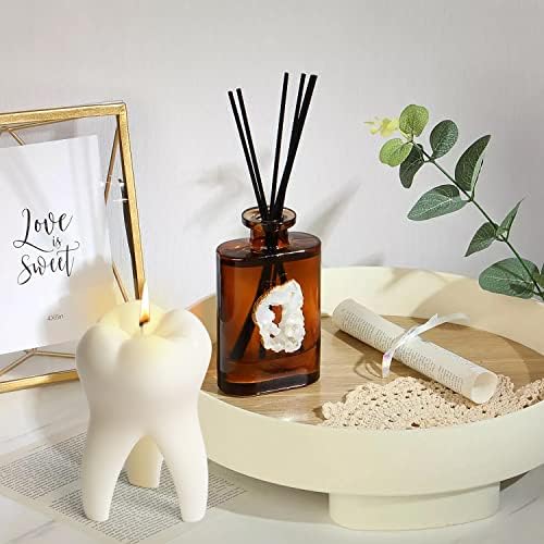 Заинпе заби миризлива свеќа од млечна стоматолошка соба естетски декор ванила мириси свеќи долготрајни природни соја восок ароматерапија