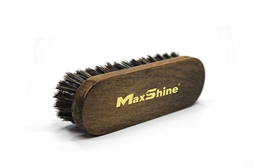 Максшин природна фино коњска коса мека четка за чистење за детали за автомобил во детали за тапацир на тепих