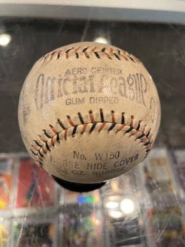 14 јули 1929 година Тед МекГреј oeо Руа Двојна омпир потпиша Вилсон Бејзбол ЈСА - Автограм Бејзбол