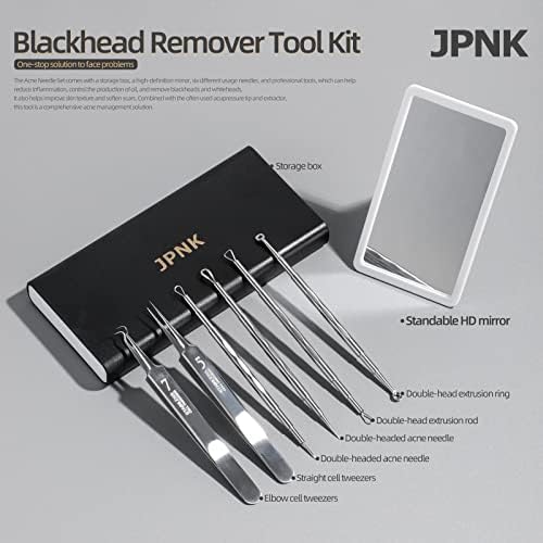 Jpnk Нови акни со црни мозолчиња за отстранување на акни, алатки за отстранување на црни комедони, комплет за отстранување на акни,