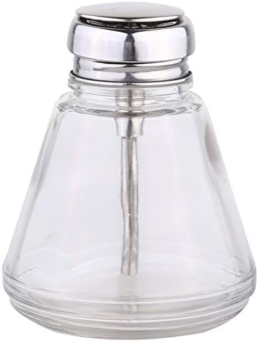 DoITOOL стакло притискајте празно шише за распрскувач на пумпа за заклучување за лак за нокти и отстранувач на шминка 220ml