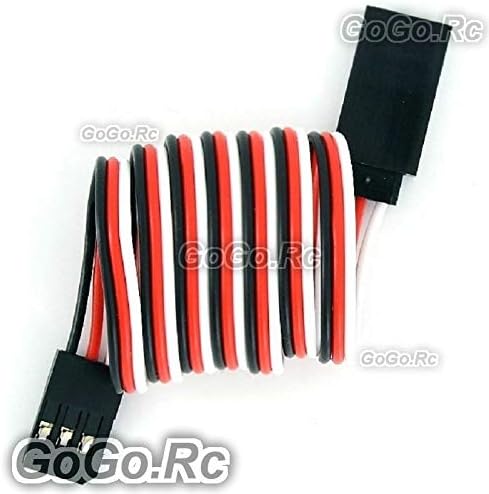 GOGORC 5 PCS 500мм серво продолжение Кабел за олово жица за конектор за авион на автомобили Futaba JR