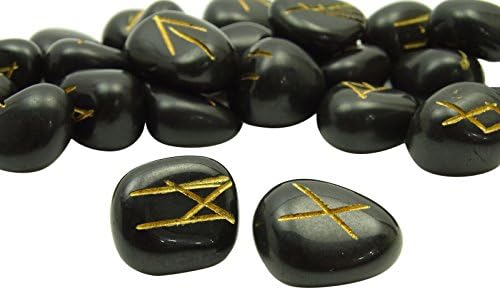 Хармонизирајте го разгалениот турмалин камен со симбол за руна азбука Реики лекување кристал духовен дар