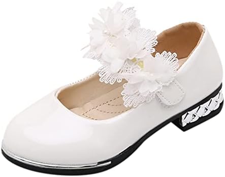 QVKARW есенски деца чевли цветни чевли корејски деца танцуваат чевли принцеза чевли кожни чевли бебе фустан чевли
