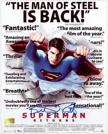Брендон Рут автограмираше 8x10 Супермен ги враќа насловите