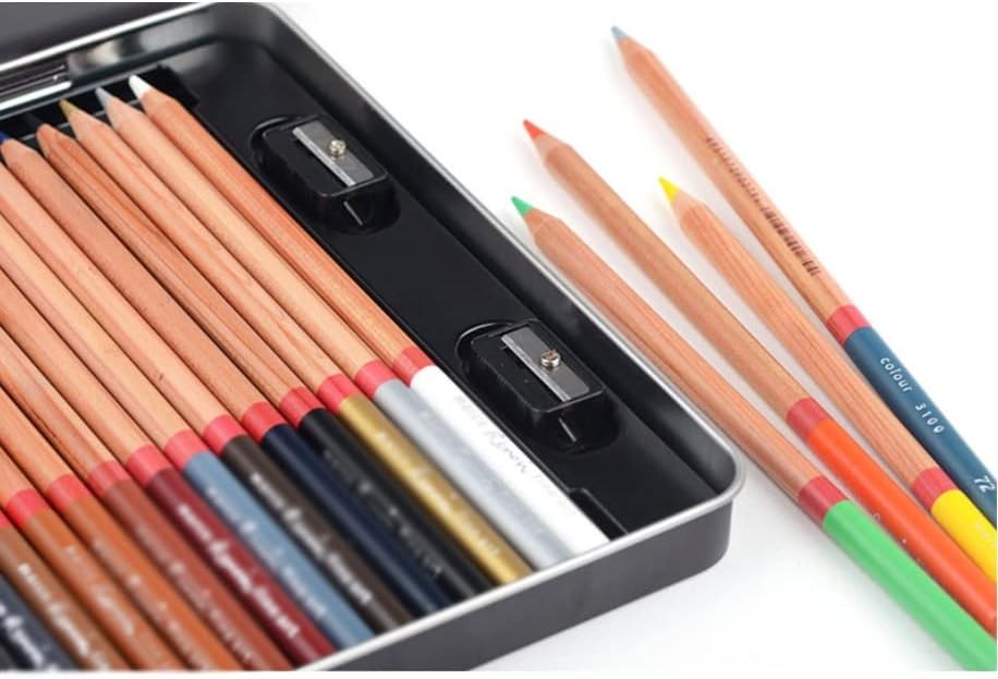 Hnkdd мрсна боја со моливи во боја, професионален скица во боја, обоен молив за цртање за материјали за училишна уметност
