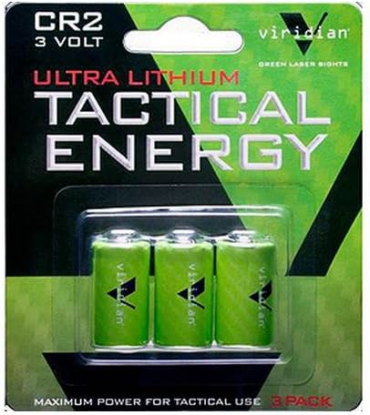 Виридијан ЦР2 Тактичка Енергија Плус Литиумски Батерии, 3 Волти