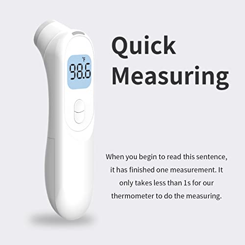 IIF Термометар За Чело За Возрасни И Деца Дигитален Инфрацрвен Термометар За Дома И Семејство Термометар Без Допир За Треска Функција За Меморија