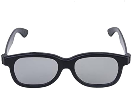 Поларизирани очила VumSyme, 3d Очила Кружни Поларизирани Очила Пасивни Пластични Очила За Тв Филм Црни 5PCS 3D Очила 3D Очила ЗА Кино