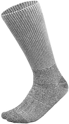 Доктор препорачуваат термички чорапи со дијабетичари, чувајте ги нозете топло не-обврзувачки чорапи на екипажот за мажи жени