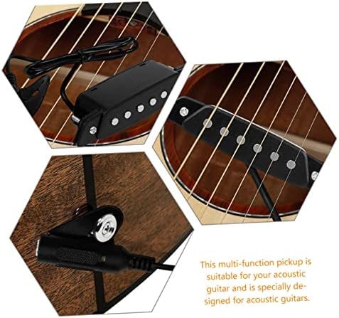 Вагили 3 парчиња гитара за гитара додатоци за бас гитара додатоци бас пикапи музички инструменти додатоци за акустична гитара пикап пикап трансдуктор за трансдуце