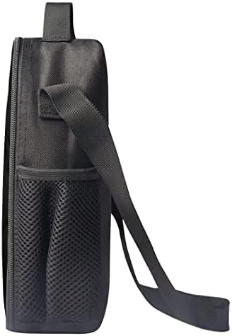 Cumagical Black Horse Print Lightweight Bandpack Bookbags Outdoor Travel Laptop Daypack 3 парчиња поставени со торба за ручек, торба