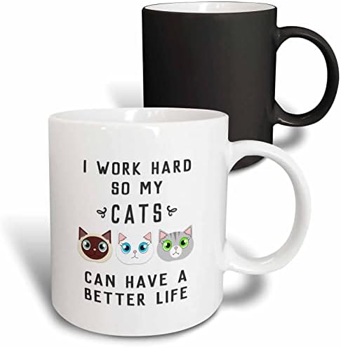 3дроза Работам Напорно За Моите Мачки Да Имаат Подобар Живот-Чаши