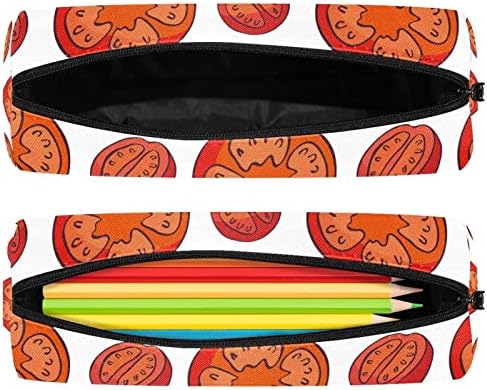 Случај со моливи на геерот, торбичка за моливи, кутија со моливи, кутија за естетски молив, домати од овошје беспрекорни образец