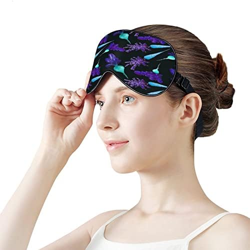 Веганска репка шема за спиење за слепите маски за слепите сенка на окото Смешно ноќно покритие со прилагодлива лента за жени мажи