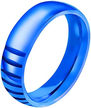 Титаниум челик сина двојка накит за накит за роденден Подарок за невестински ангажман забава прстен акрилни прстени за тинејџери