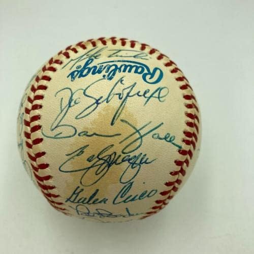 Тимот На Торонто Блу Џејс Од 1990 Година Потпиша Официјални Бејзбол-Автографски Бејзбол Топки Од Американската Лига