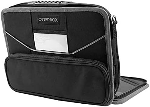 OtterBox OtterShell Секогаш-На Случај со Џеб за 11-12 Chromebooks И Лаптопи - - Сива/Црна-Доаѓа со Една Плочка Тенок Производ Пронаоѓач