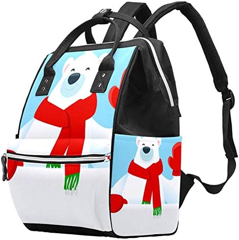 Божиќна Мечка Торби За Пелени За Бебиња Ремени За Рамо Торба За Пелени