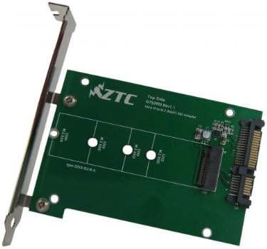 ZTC Thunder Board M.2 SSD до адаптер за табли SATA III. Мулти -големина одговара со голема брзина 6.0 GB/s. Модел ZTC-AD001