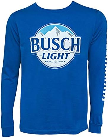 Busch Light Logy Belce Relaive Tee кошула за печатење