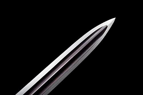 Zhmyyxgs рака фалсификувана шема преклопена челична остра сечило кинески меч на кунгфу