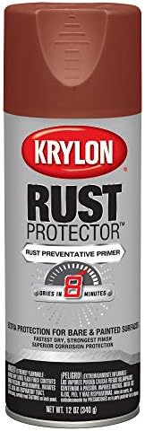 Krylon K06902000 Prest Protector ™ Rust Prevenate Enamel, бела, полу-сјај, 12 унца