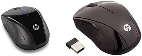 Безжичен глушец HP X3000, контурирана удобност, USB безжичен микро-приемник, 3-копчиња со тркало за движење, работат со Windows 8,10,11, MacOS, Chrome OS