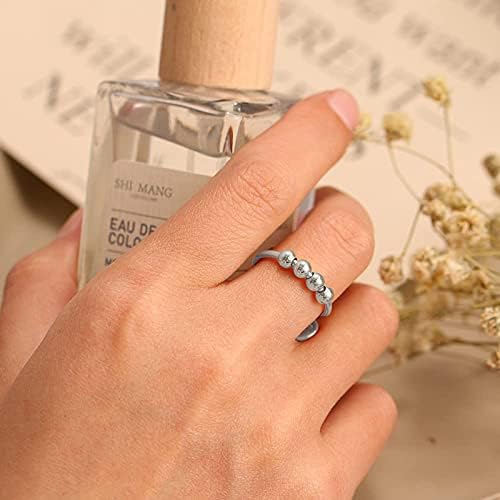 Прстени за свадба и ангажман за жени Сингл спирала за жени калем за прстенести прстени за прилагодување на прстените за прилагодување на