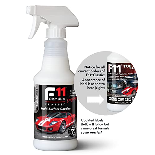 Topcoat F11 Polish & Sealer за автомобили, мотоцикли, RVS и повеќе - заптивната смеса со површински заптивки со високи перформанси