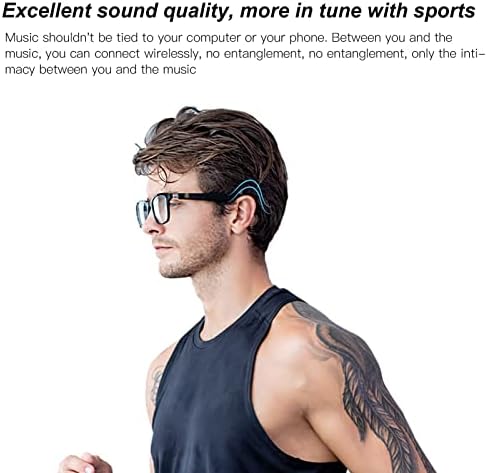 Паметни Очила Bluetooth Очила За Сонце Отворено Уво Аудио Очила За Мажи И Жени, Без Рака Повикувајќи Музика Очила, Ув400 Заштита, Половина Отворено