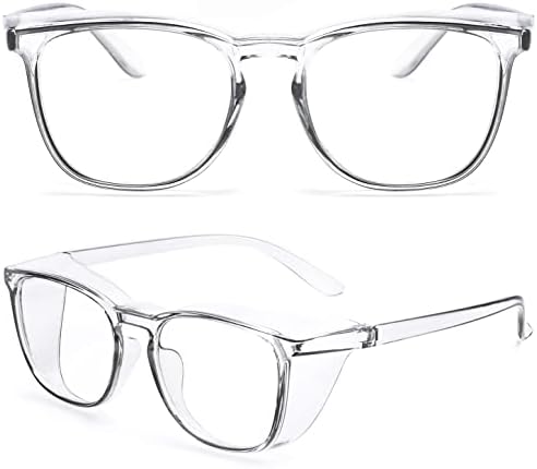 Безбедносни очила Reavee Анти -магла медицински сестри очила сина светлина блокирајќи модерно за жени мажи против гребење на очите,