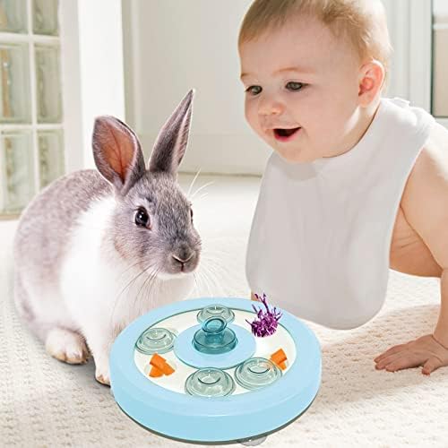 Kathson Rabbit Foraging Toy Interactive Puzzle Slow Feeder Puppy Treat Dispenser for IQ Traning & Mantal збогатување Смешно хранење забава