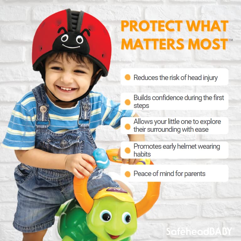 Безбедносно бебе: Наградуван Безбедносен Шлем За Доенчиња, Шлем За Индексирање И Одење За Бебиња, Заштита На Главата На Мало Дете, Проширлив И Прилагодлив, Ултра Ле?