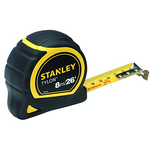 Стенли Тилон 8м/26ft џебна лента жолта/црна, 0-30-656