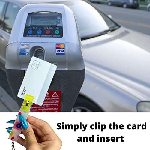 Мултифункционална долга кредитна картичка со долги нокти за влечење на клучеви- долга силиконска картичка со силиконски картички-