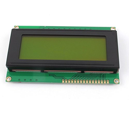 Uxcell A14121800UX0774 LCD Display Module HD44780 Контролер, знак од 20 x 4, жолто осветлување