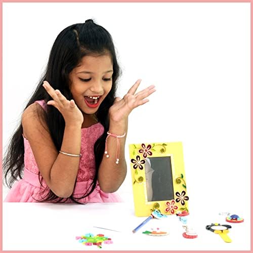 Craftreat 10 во 1 комплет за квилинг за деца на возраст од 8-12 години - комплети за DIY за деца -beginner quilling комплет за возрасни